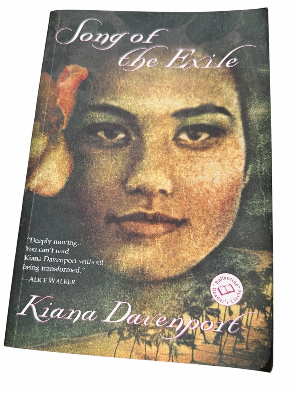 Book Song of the Exile Novel Softcover by Kiana Davenport Hawaii War Statehood